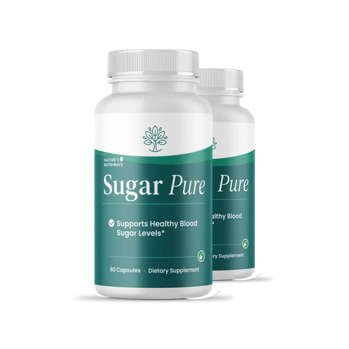SugarPure blood sugar wellness capsule bottles